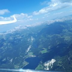 Flugwegposition um 11:33:45: Aufgenommen in der Nähe von Gemeinde Grundlsee, 8993, Österreich in 2653 Meter